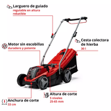 Cortacésped Inalám 200m2 (25-65mm) 30L Einhell GE-CM 18/33 Li SOLO