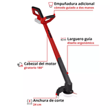 Bordeadora Inalám 24cm c/Cuchilla Einhell GC-CT 18/2411 Li P SOLO