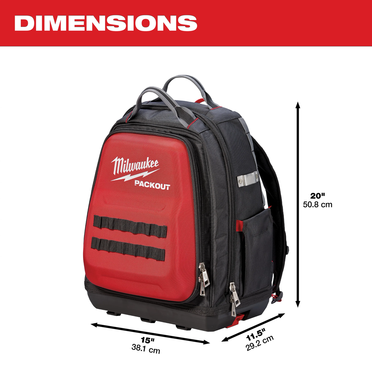 Mochila Porta Herramientas de 48 Bols Packout Milwaukee 4822-8301