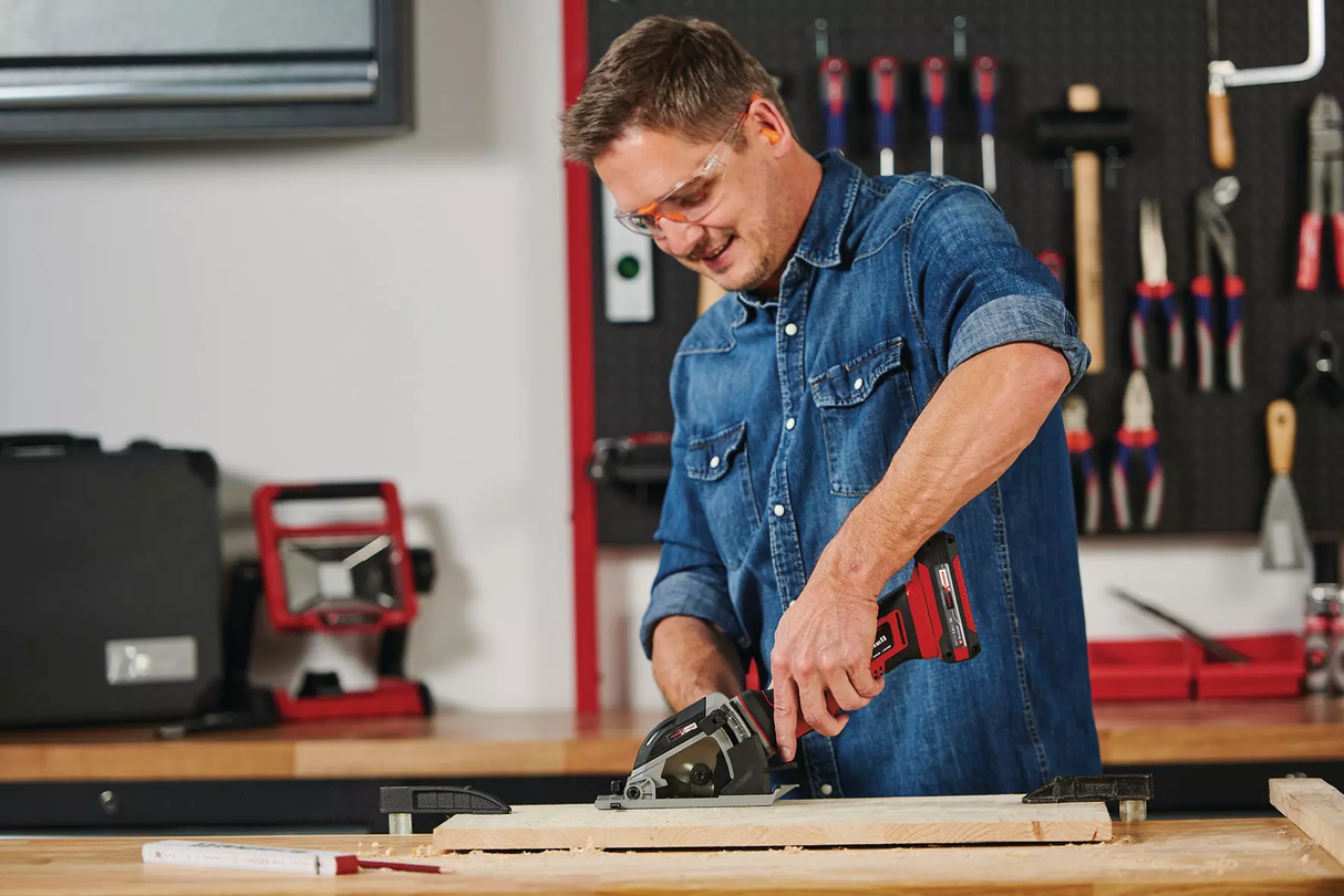 Mini Sierra Circular Inalám 89mm de Mano Einhell TE-CS 18/89 LI SOLO