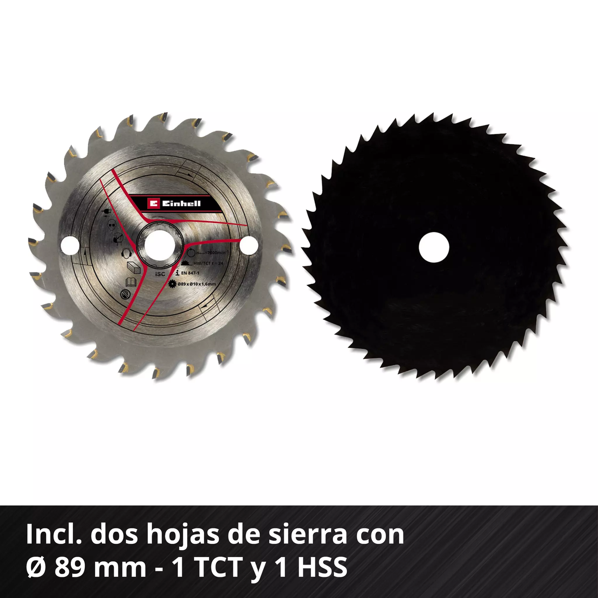Mini Sierra Circular Inalám 89mm de Mano Einhell TE-CS 18/89 LI SOLO