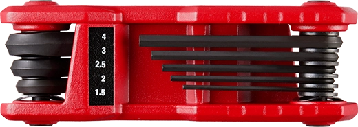 Juego de 8 Llaves Allen Plegables 1,5-8mm Milwaukee 4822-2182