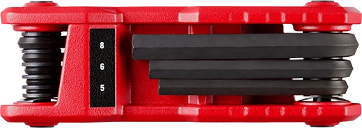 Juego de 8 Llaves Allen Plegables 1,5-8mm Milwaukee 4822-2182