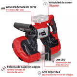 Sierra Sin Fin Horizontal De Banco Inalambrica Einhell  Te-Mb-18-127