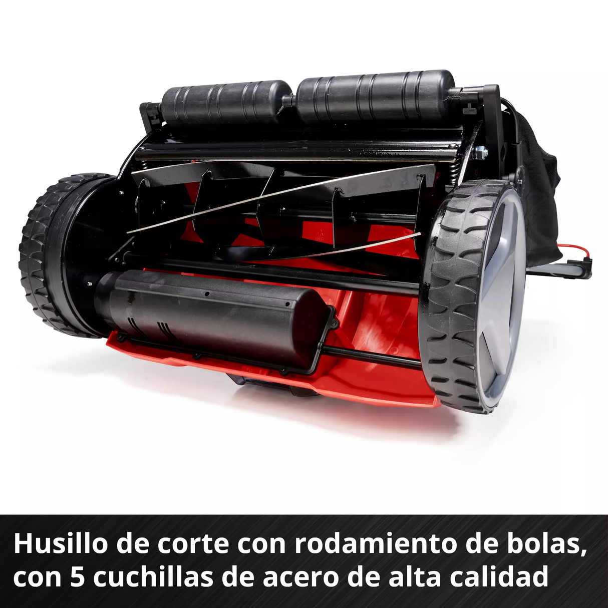 Cortacésped Helicoidal Inalám (C/Bat 4Ah) 400m2 45L Einhell GE-HM 18/38 Li
