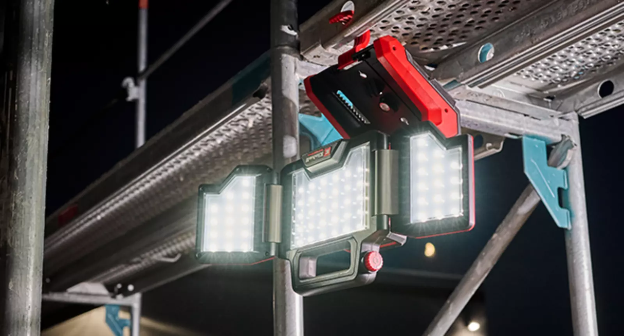 Linterna LED Inalám Plegable Regulable 3000Lm Einhell TP-CL 18/3000 LI SOLO