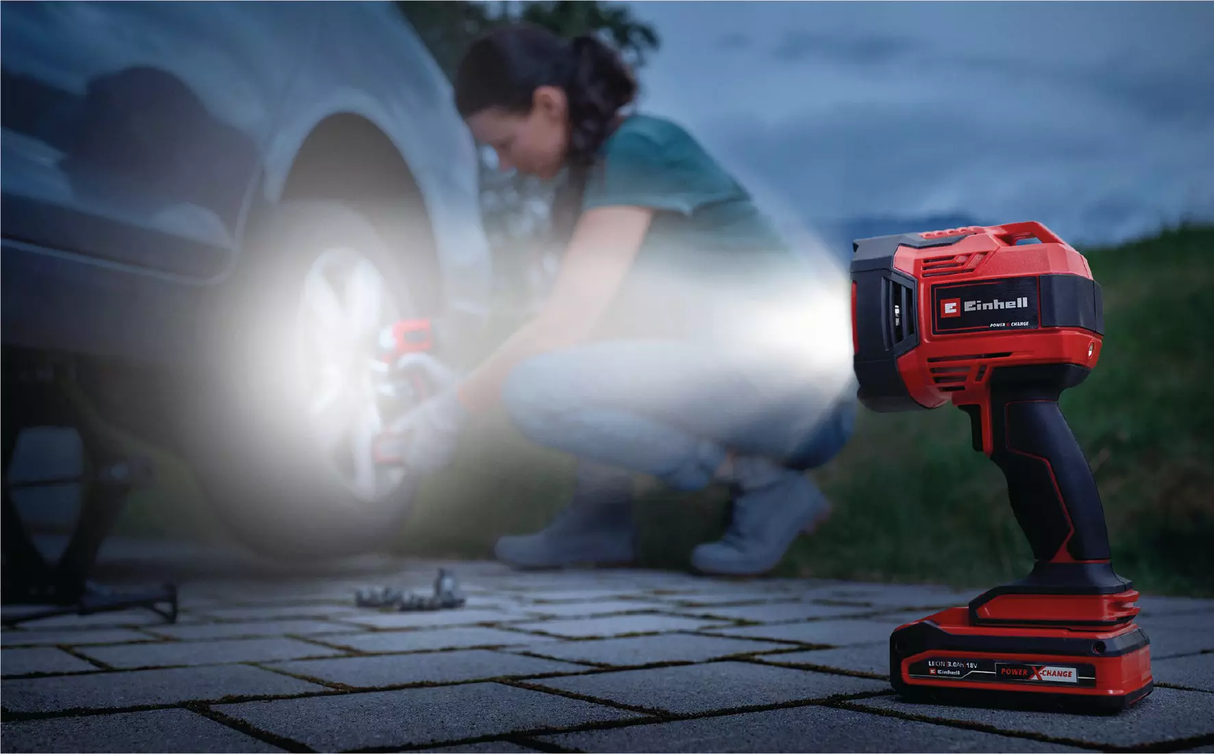Linterna LED Inalám (Apto Vehículo) 2500 Lm Einhell TE-CL 18/2500 Li AC SOLO