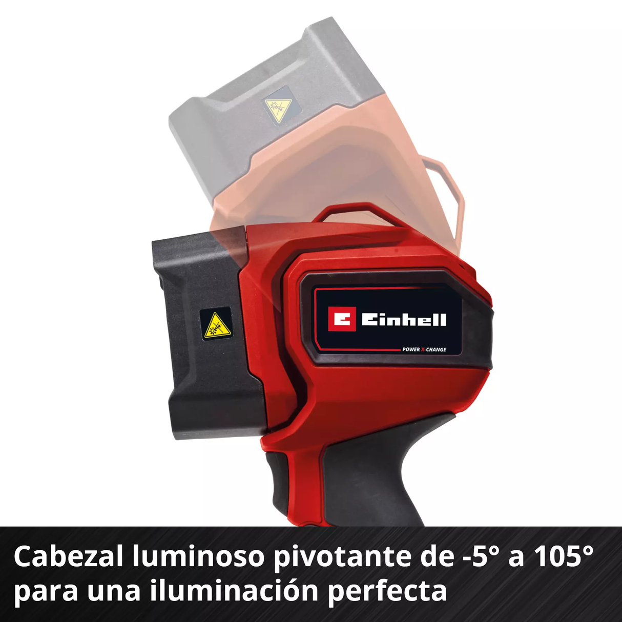 Linterna LED Inalám Pivotante 350 Lm Einhell TC-CL 18/350 LI SOLO