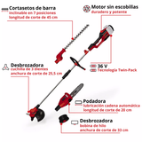 Multiherramienta de Altura 4 en 1 Einhell GE-LM 36/4in1 LI SOLO