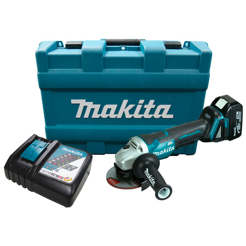 Amoladora Inalám 115mm (4 1/2") LXT BL ADT y AFT 8500 RPM Makita DGA455RF