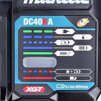 Cargador Rápido 9.0 Ah XGT 40V Max Makita DC40RA