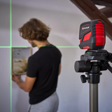Nivel Láser Cruzado VERDE Alcance 16m c/Estuche Autonivelante Einhell TC-LL 2 G