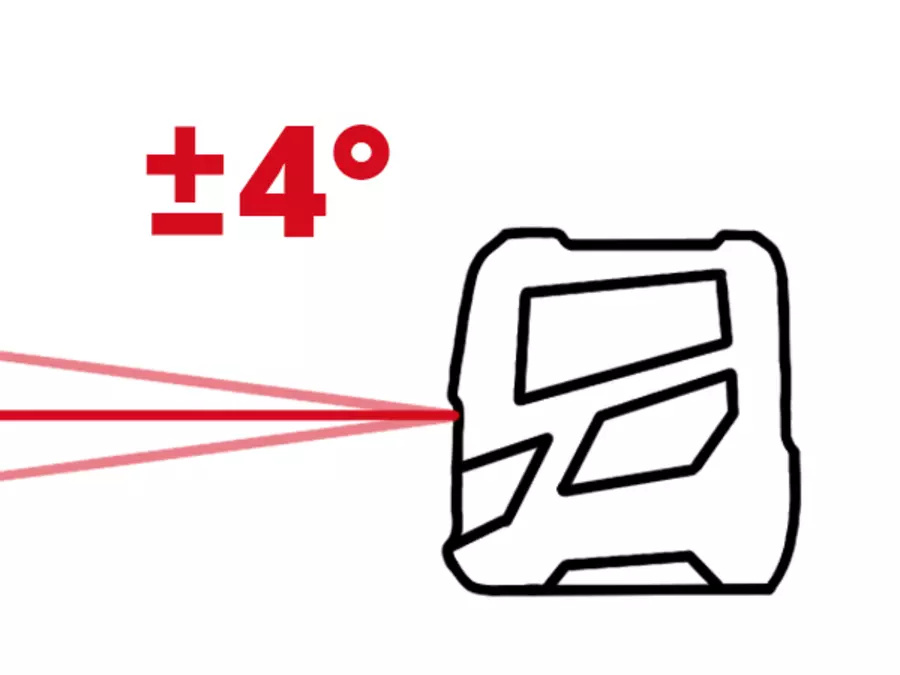 Nivel Láser Cruzado ROJO 20m de 360° Autonivelante Einhell TE-LL 360