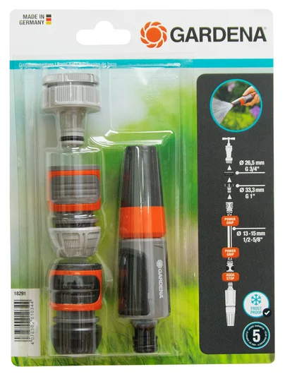 Kit Completo de Riego 1/2" Original System de 5 Piezas Gardena 18291-20