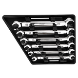 Juego 6 Llaves Combinadas Doble Boca 9 a 19mm Milwaukee 4822-9471