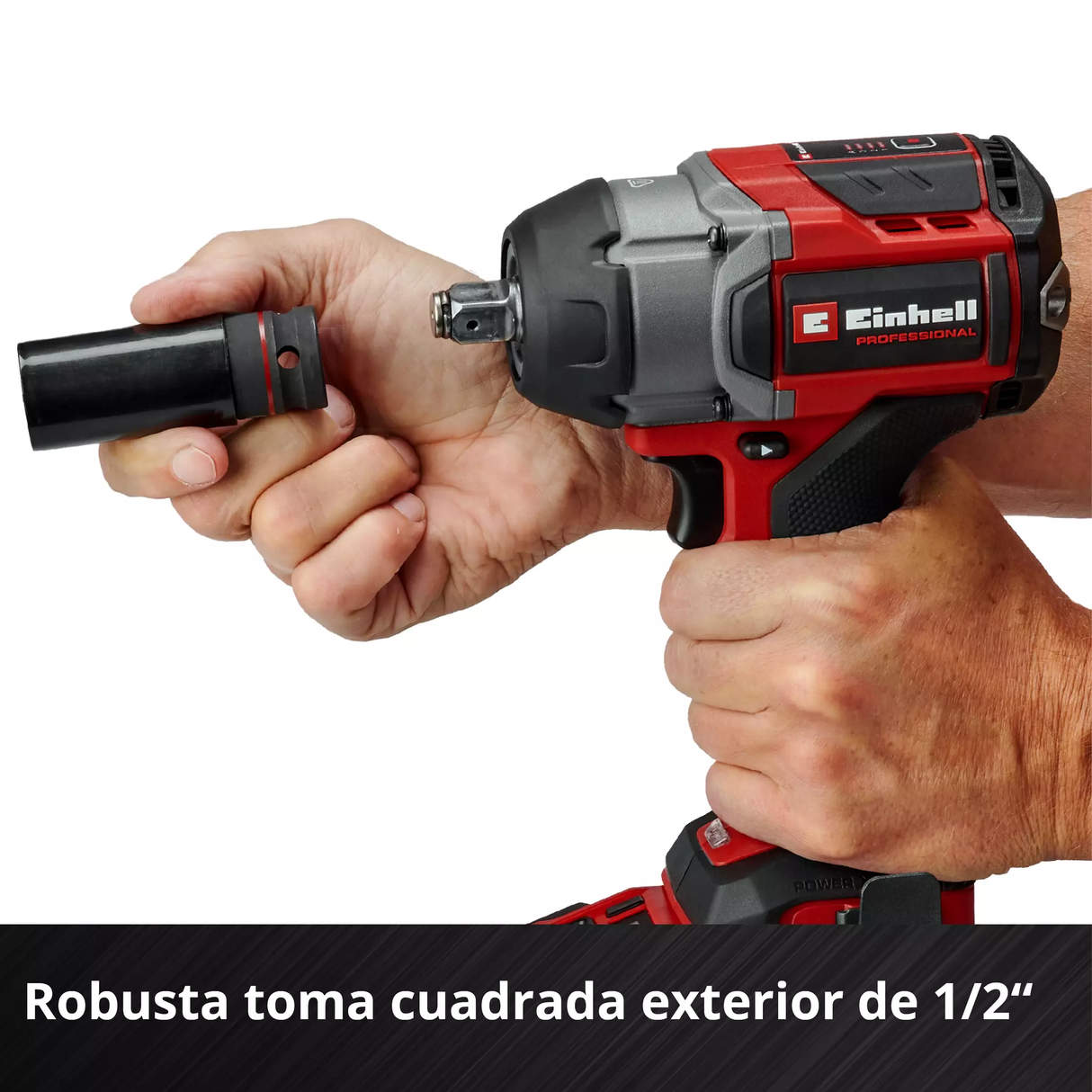 Llave de Impacto 1/2'' Inalám 1000 Nm Einhell TP-CW 18/750 C Li BL SOLO