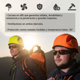 Casco Blanco de Altura Ventilado ABS Ajustable Deltaplus Granite Wind