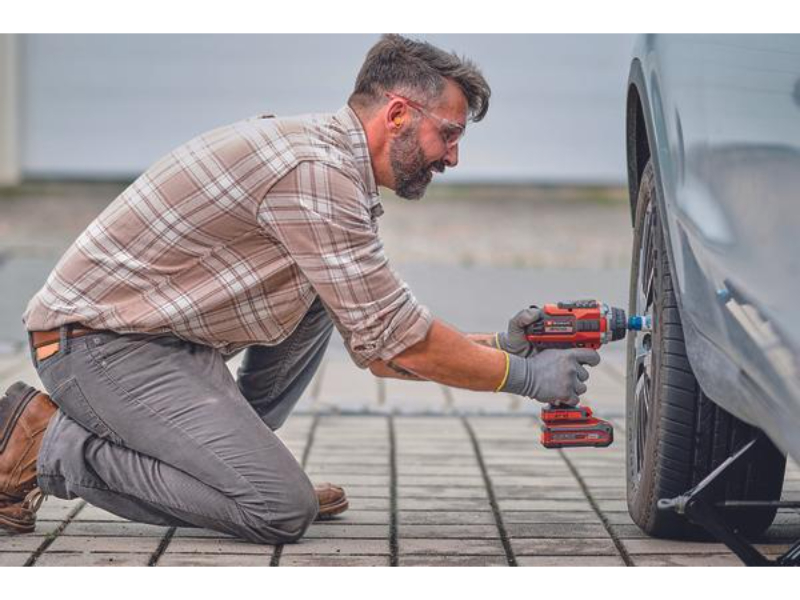 Llave de Impacto 1/2'' Inalám 800Nm c/Tres Tubos Einhell IMPAXXO 18/400 (S/Bat)