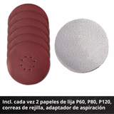 Lijadora de Pared Telescópica Jirafa Inalám 225mm c/Lijas TE-DW 18/225 Li BL SOLO
