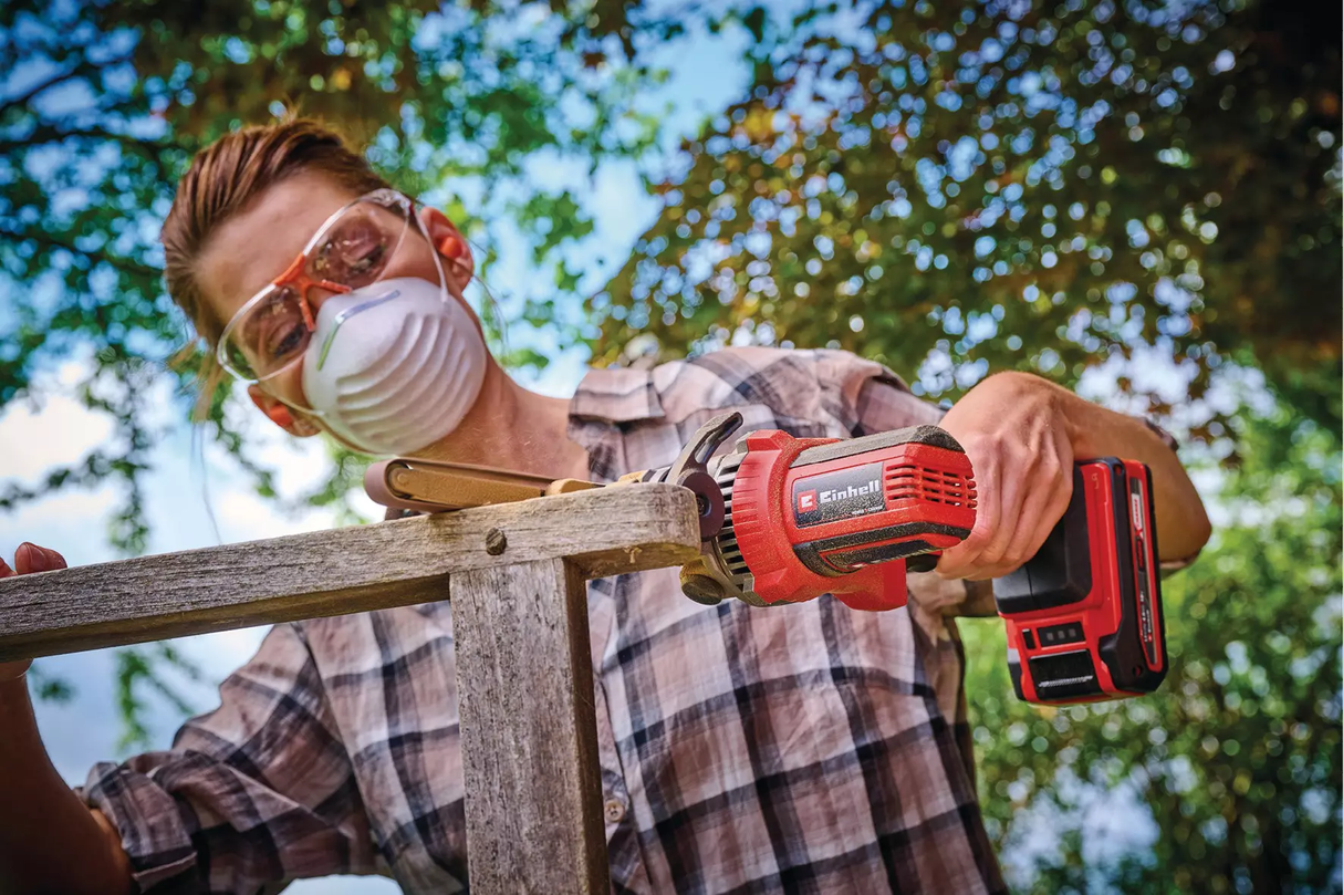 Mini Lijadora de Banda Inalám 457mm c/Bolso Einhell TE-BF 18 LI SOLO