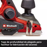 Cepillo Inalám Profesional 82mm Brushless Einhell TP-PL 18/3 Li BL SOLO