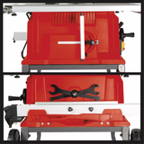 Sierra de Banco Escuadradora 2000w 250mm Arranque Suave Einhell TE-CC 250 UF