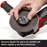 Amoladora Inalám 125mm 700w Quick Fix Einhell AXXIO 18/125 Q SOLO