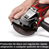 Amoladora Inalámbrica 115mm Einhell TE-AG 18/115-2 LI SOLO