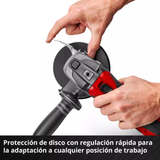 Amoladora Inalámbrica 115mm Experta Einhell TE-AG 18/115 Li SOLO