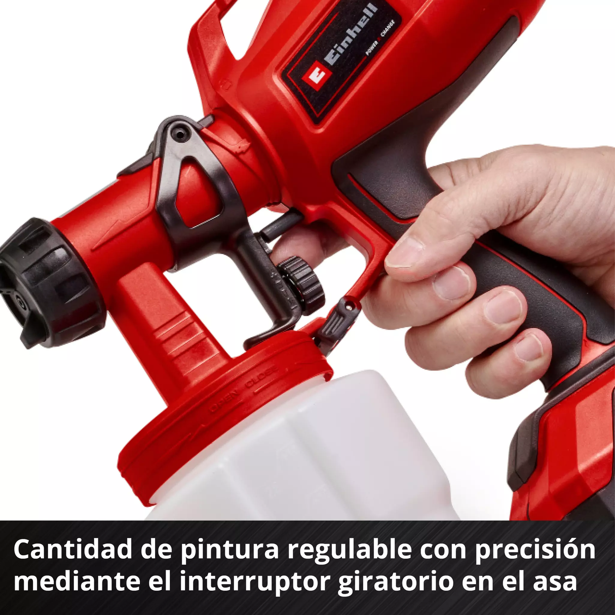Pistola de Pintar Inalám 800ml Regulable 60 DIN-seg Einhell TC-SY 18-60 Li SOLO