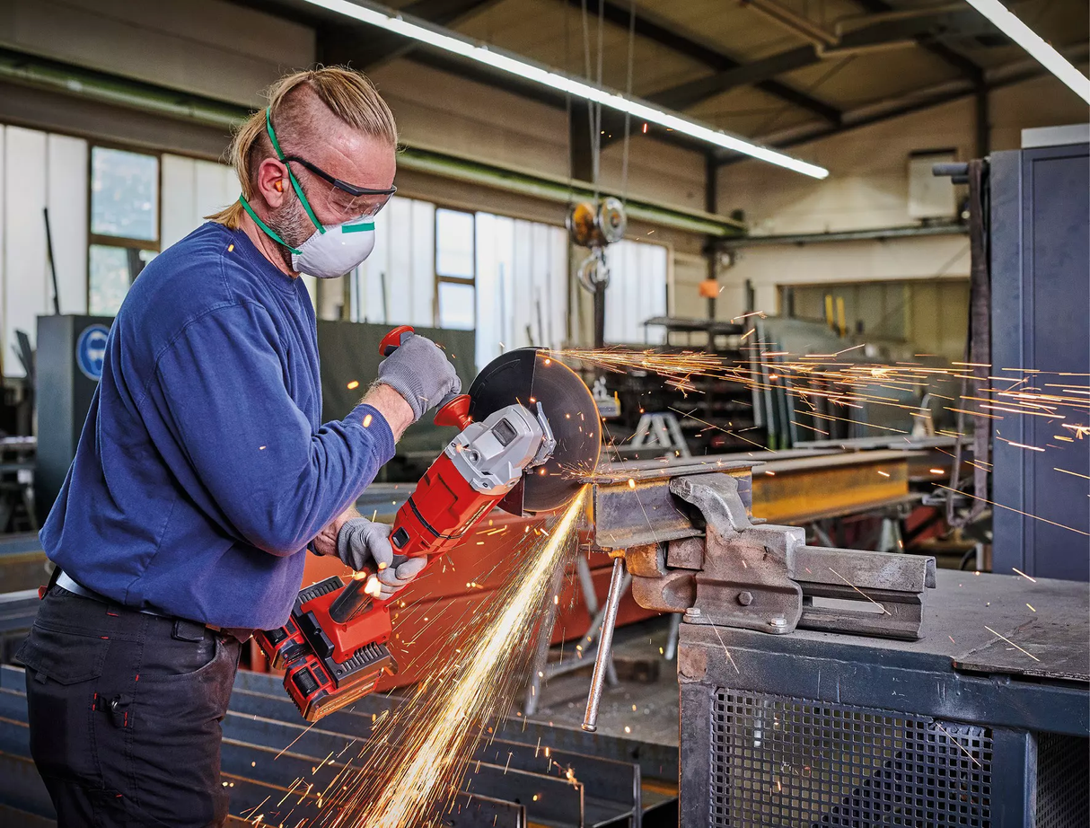 Amoladora Angular Profesional Inalámbrica Einhell  Axxio 36/230 Q