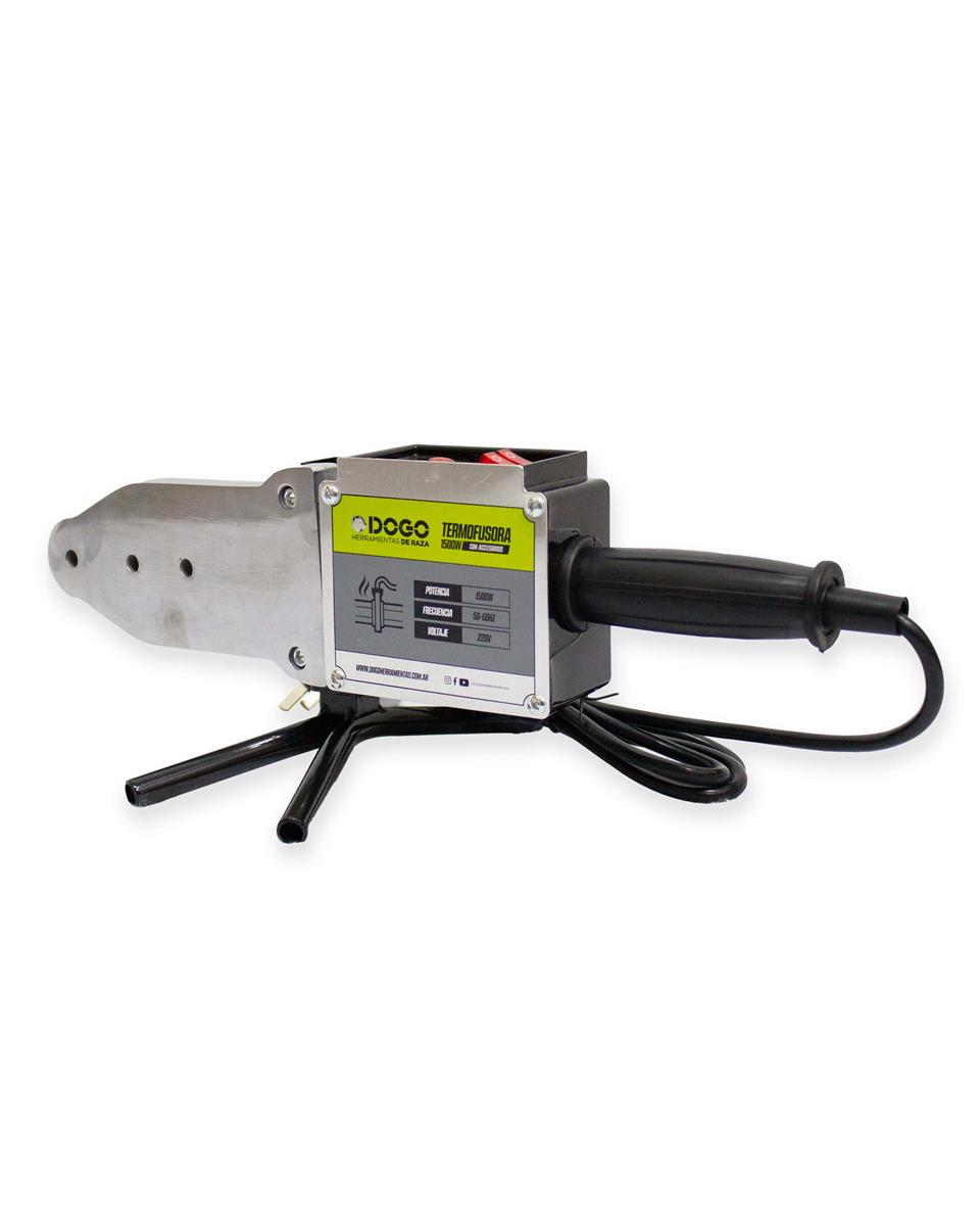 Termofusora Dogo 1500w C/maletín Metálico Boquillas 20-63mm