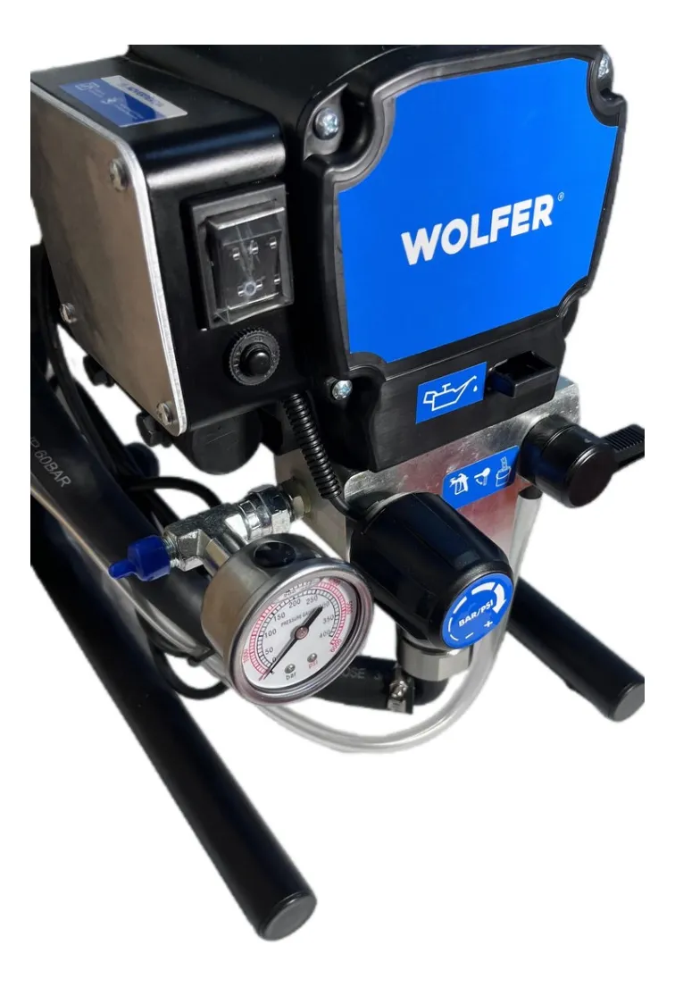 Equipo de Pintar Airless 900w 3300 psi Wolfer AL900 Apto Latex