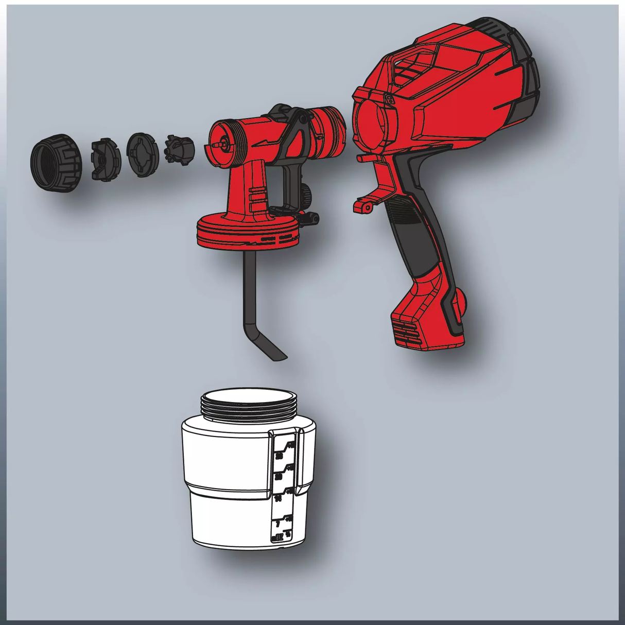Pistola de Pintura Einhell  Tc-Sy 500 S