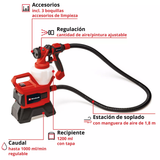 Equipo de Pintar Inalám 1,2L Experto 90 DIN-seg Einhell TE-SY 18/90 Li SOLO