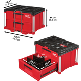 Caja de Herramientas de 2 Cajones Packout Milwaukee 4822-8442