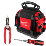 Combo Bolso de Herramientas + Destornillador 6 en 1 +  Pinza 6 en 1 Milwaukee 4822-8316P