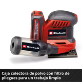 Lijadora Inalámbrica de 3 Bases Multilijadora Einhell TE-OS 18/113 3X LI SOLO