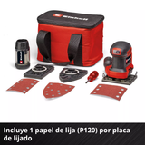 Lijadora Inalámbrica de 3 Bases Multilijadora Einhell TE-OS 18/113 3X LI SOLO