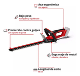Cortacerco Liviano Inalámbrico 40cm Clásico Einhell GC-CH 18/40
