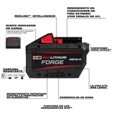 Batería M18 HD 12Ah. Red Lithium Forge Milwaukee 4811-1813