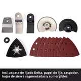 Sierra Oscilante Multipropósito Inalámbrica Einhell VARRITO y Accesorios (S/Bat)