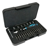 Juego Estuche Llave Crique Articulada 1/4'' con 26 piezas Alemán Witte 655003000