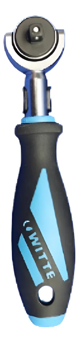 Juego Estuche Llave Crique Articulada 1/4'' con 26 piezas Alemán Witte 655003000