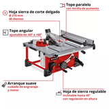 Sierra De Mesa Banco Inalámbrica 210mm 36v Einhell TE-TS 36/210 Li SOLO