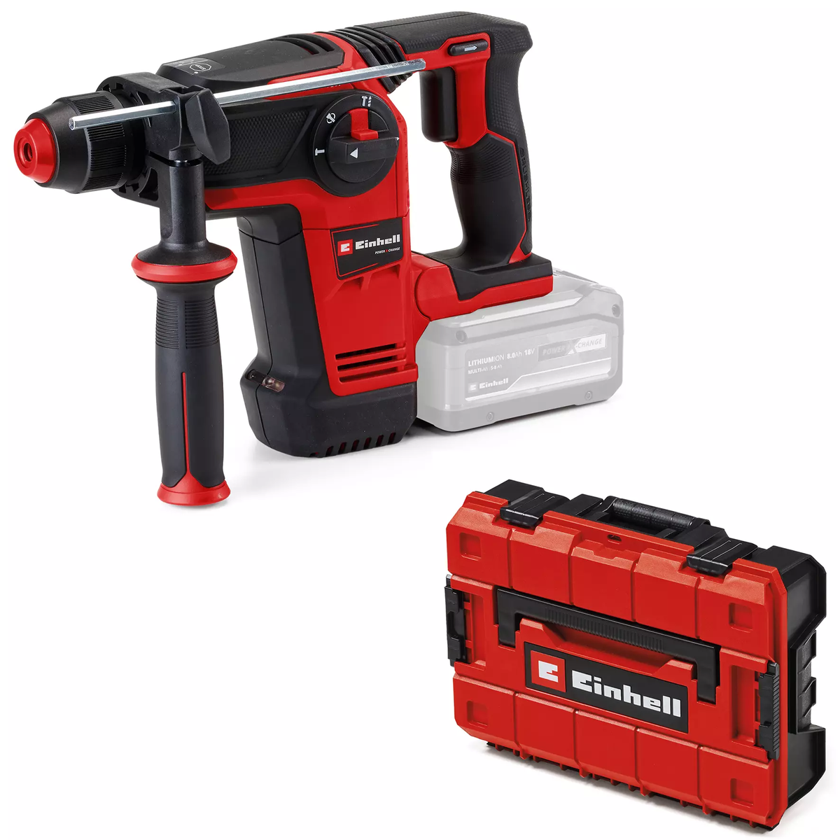 Rotomartillo Inalámbrico 2,6J 3kg SDS Plus Einhell TP-HD 18/26 Li Bl SOLO