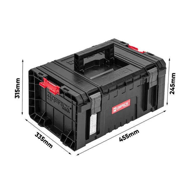 Caja De Herramientas Qbrick System PRO Toolbox 19L IP54 Capacidad Carga 20kg