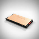 Configuración completa de mesa Qbrick con sistema de almacenamiento integrado