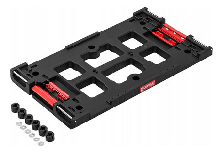 Patas plegables y estables de mesa de trabajo Qbrick para fácil transporte