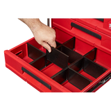 Caja herramientas Milwaukee PACKOUT rodamientos bolas acero esquinas reforzadas metal máxima durabilidad